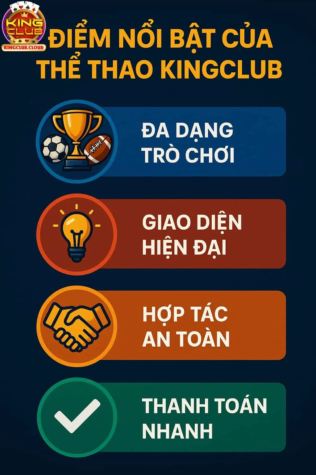 Điểm Nổi Bật Của Thể Thao Kingclub